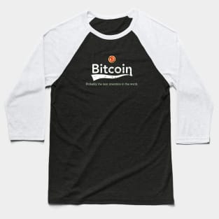 Bitcoin Logo BTC Cryptocurrency Baseball T-Shirt